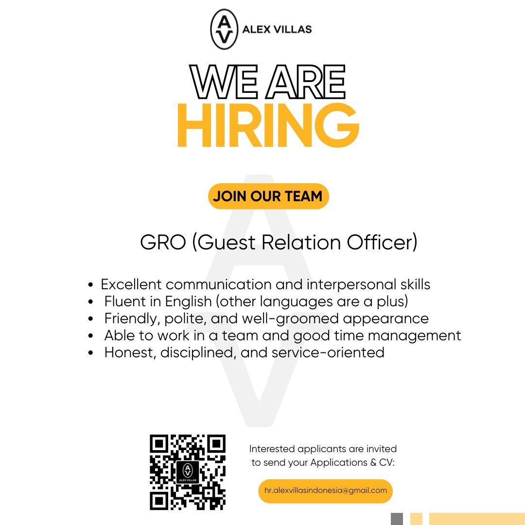 Lowongan Pekerjaan Alex Villas Bali