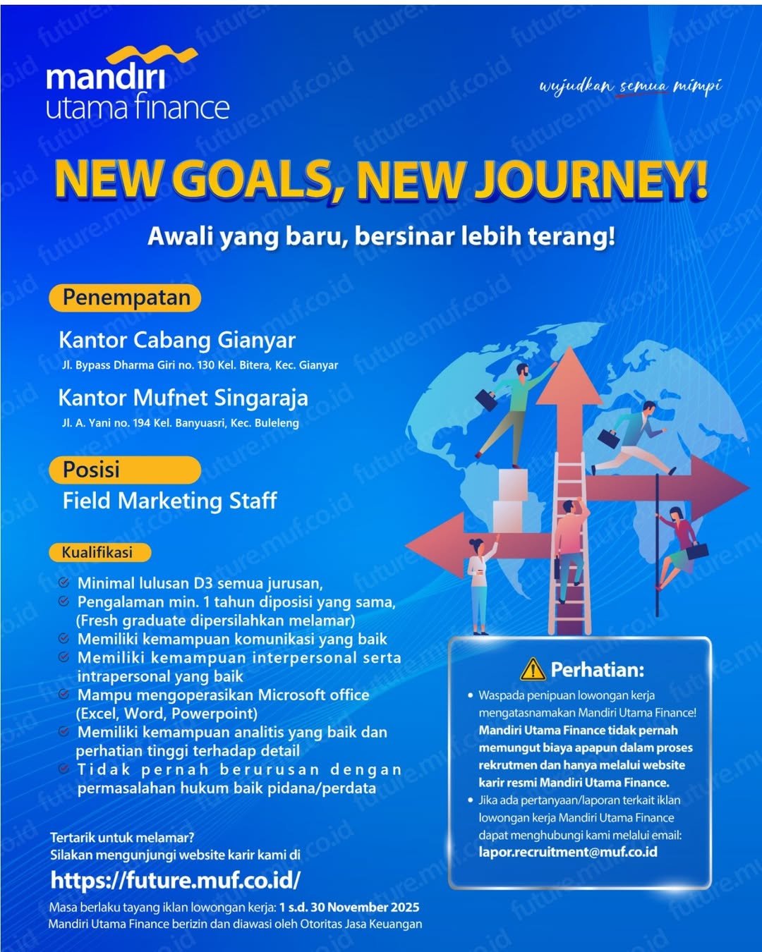 Lowongan Pekerjaan Mandiri Utama Finance Gianyar & Singaraja