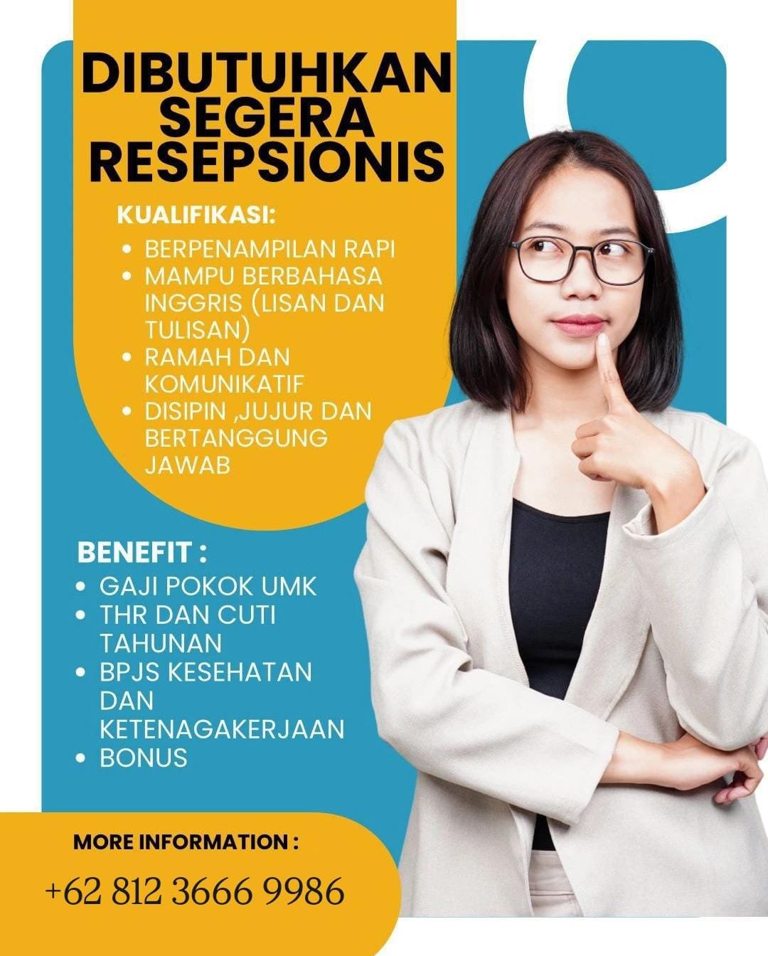 Lowongan Resepsionis