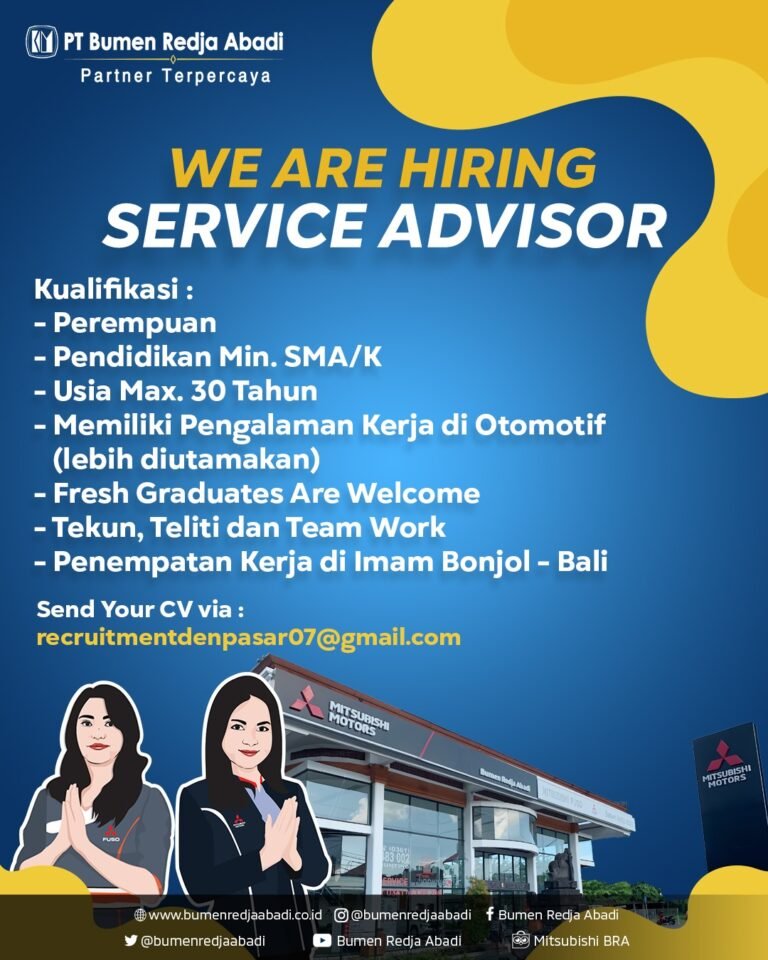 Lowongan Pekerjaan KPT Bumen Redja Abadi Denpasar