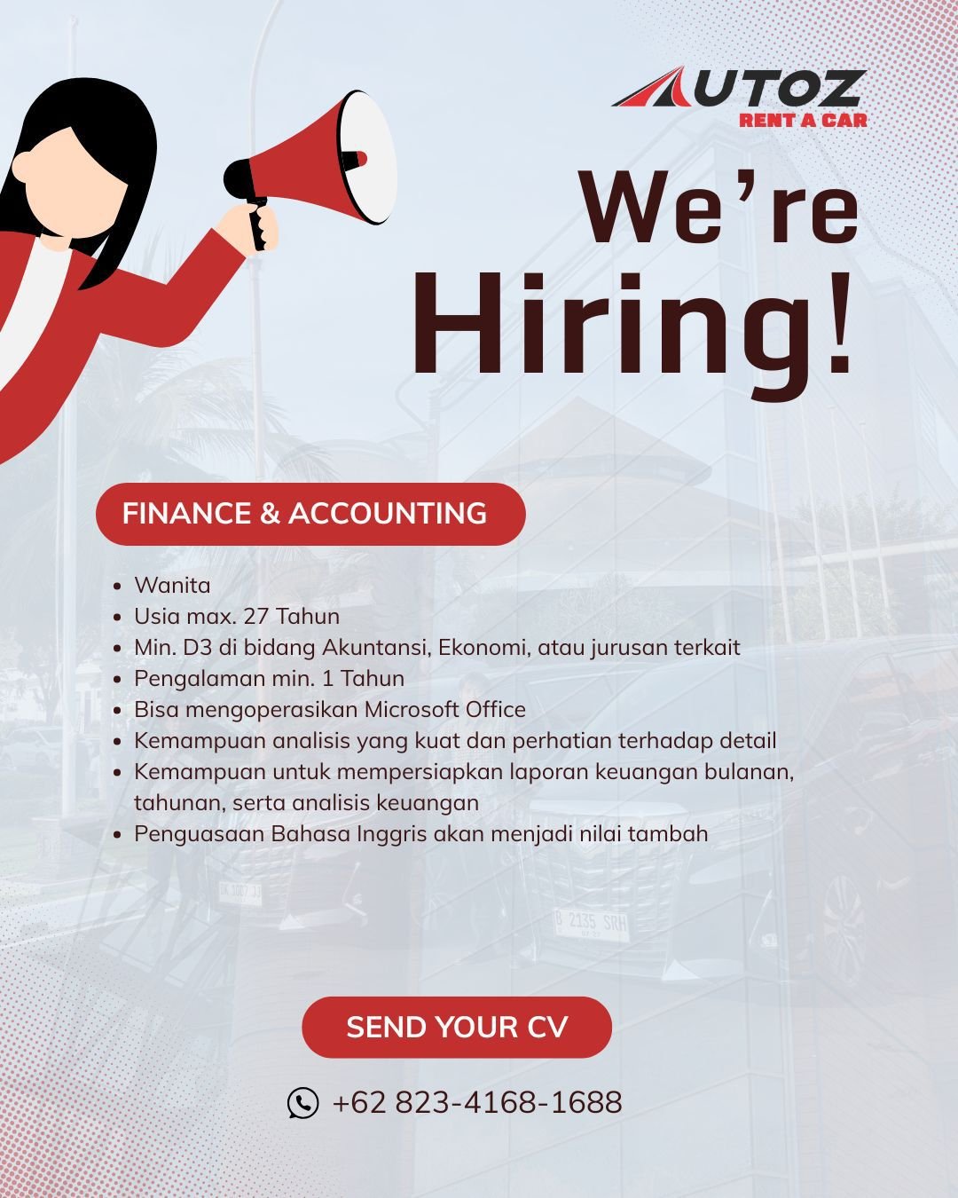 Lowongan Pekerjaan Finance & Accounting di Autoz Bali