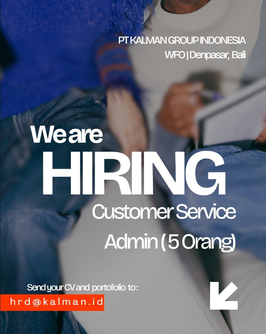 Lowongan Kerja Customer Service & Admin