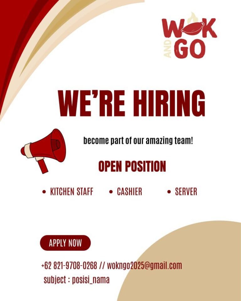 Lowongan Pekerjaan WOK GO Bali