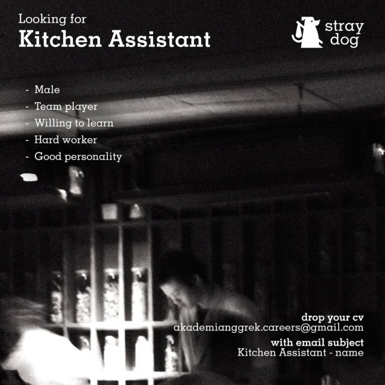 Lowongan Pekerjaan Kitchen Assistant & Commis 2 di stray dog Bali
