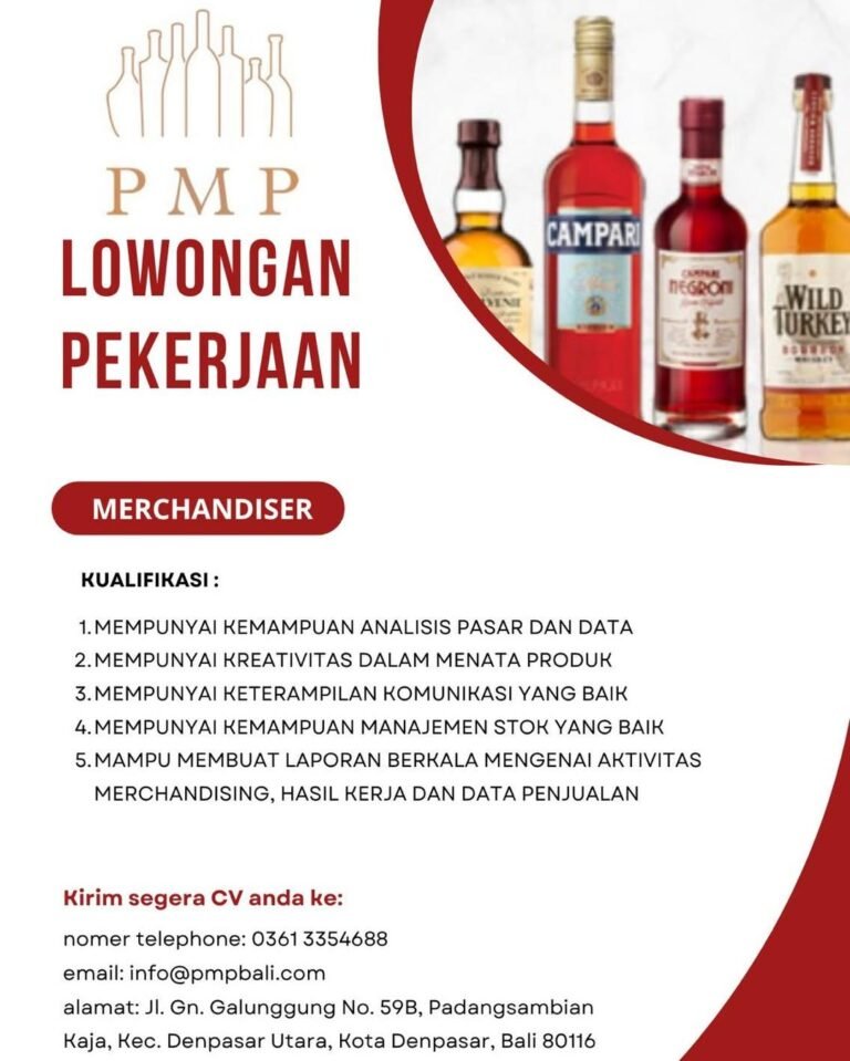 Lowongan Merchandiser PMP Denpasar