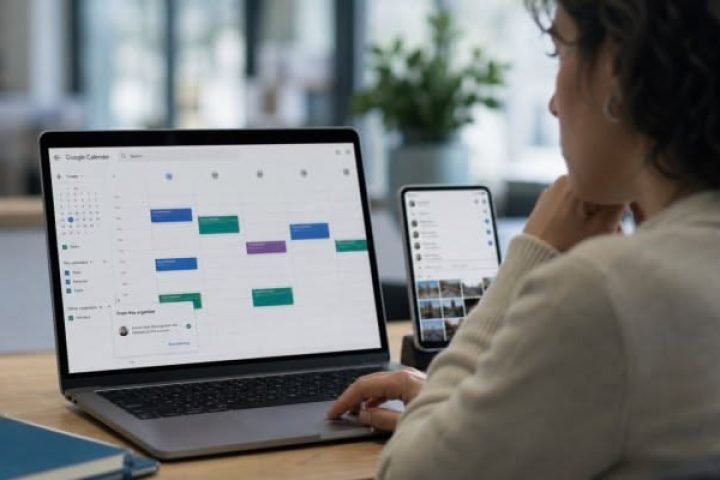 Mahasiswa di Bali sedang mengatur jadwal kuliah dan shift kerja1